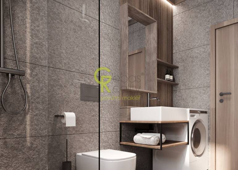 Nový byt 2+kk v projektu Byty Otradovice u Brandýsa nad L. vč. sklepa a parkovacího stání v ceně