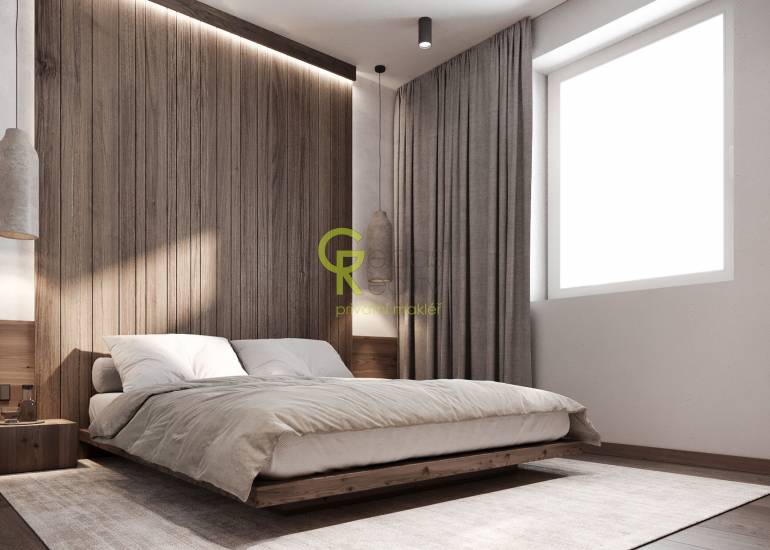 Nový byt 2+kk v projektu Byty Otradovice u Brandýsa nad L. vč. sklepa a parkovacího stání v ceně