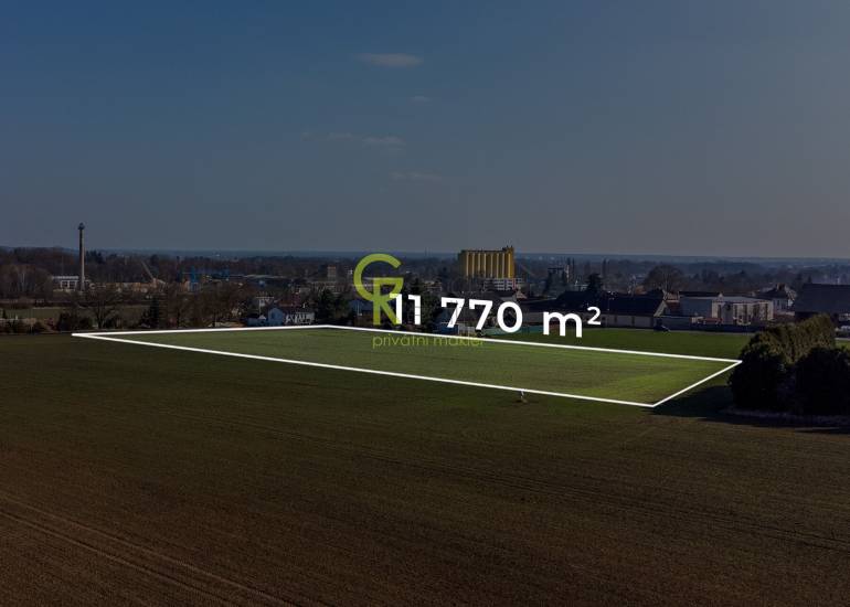 Exkluzivní prodej stavebního pozemku 11 770 m² – Předměřice nad Labem, Hradec Králové
